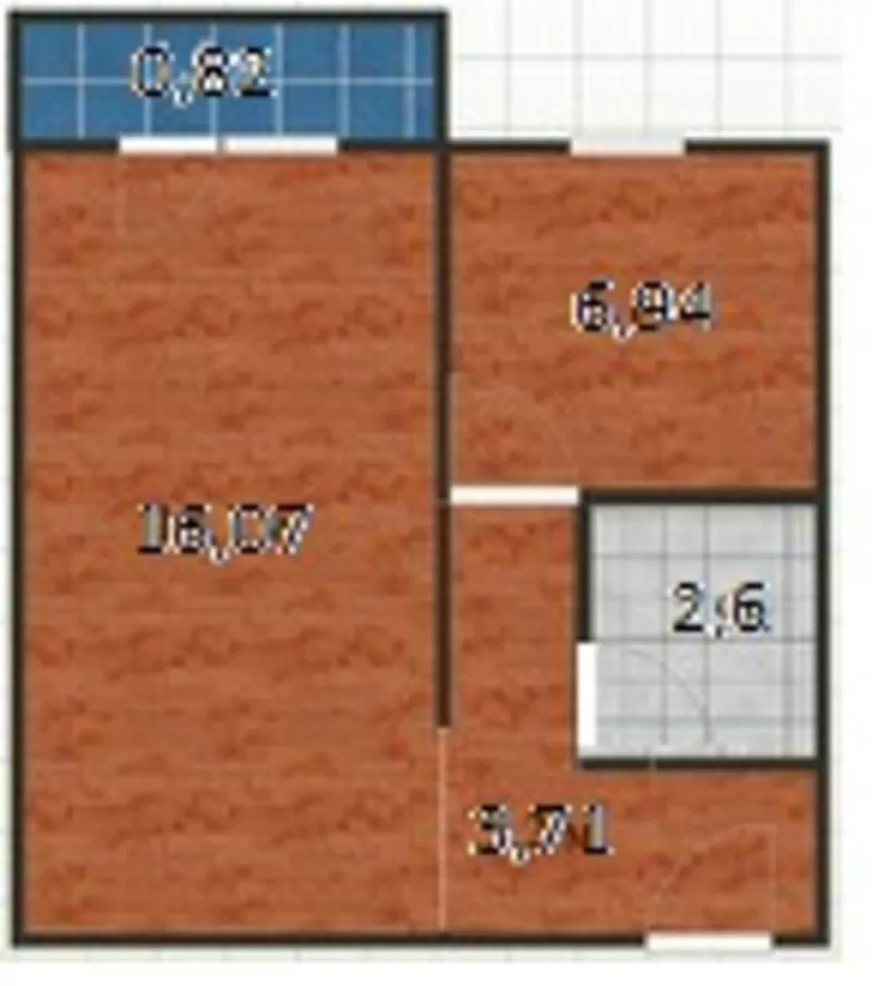Продам 1-комнатную квартиру в Полоцке