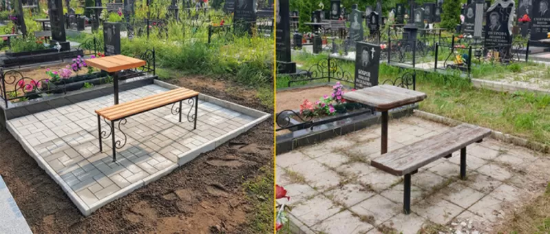 Благоустройство могил и установка памятников под ключ Полоцк и рн 4